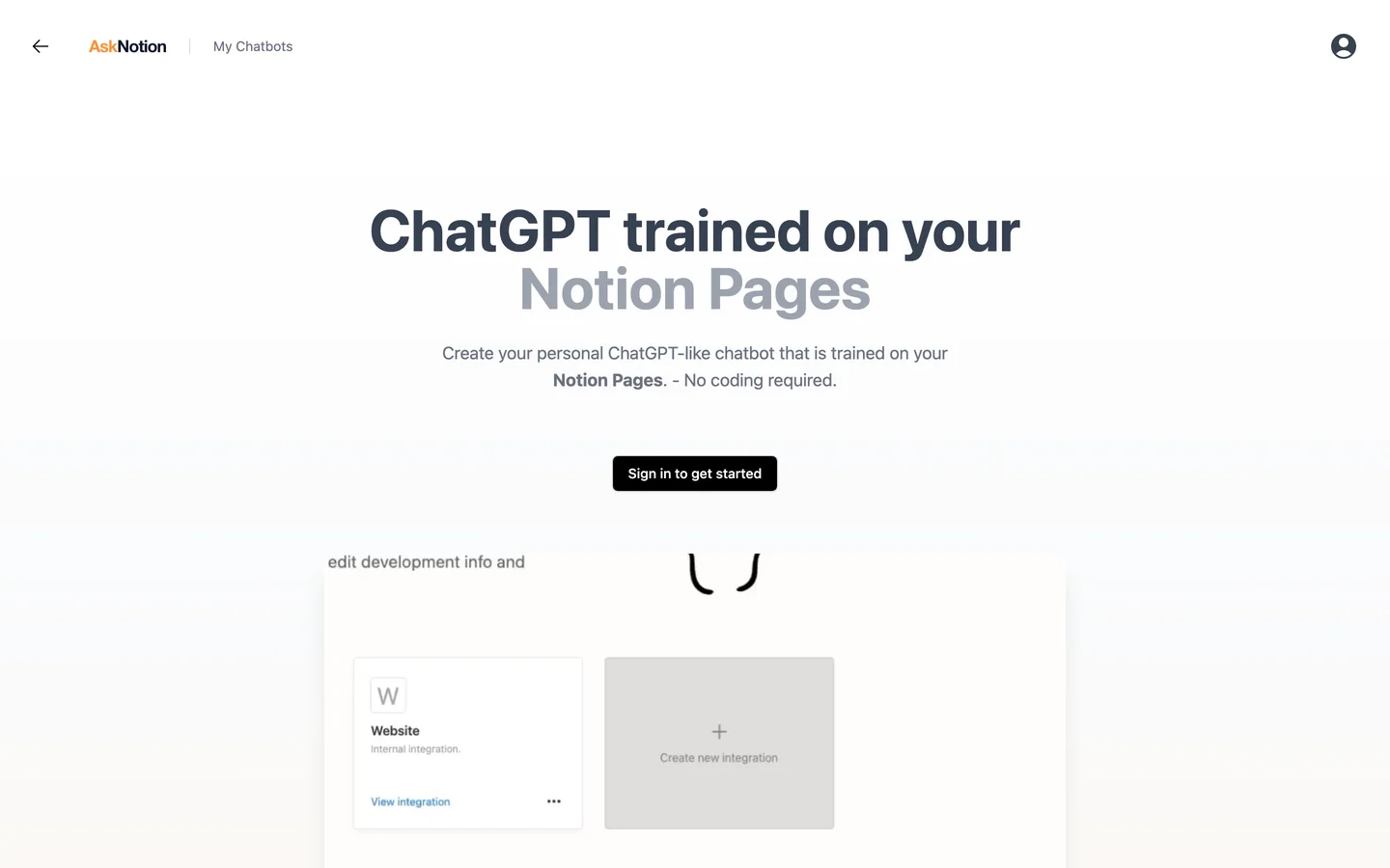Overview | AskNotion | Apps | ChatBotKi